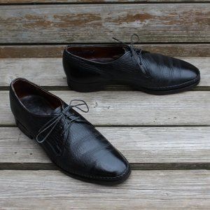 Vintage Dack's Black Prairie Oxhide Leather, Men's 7.5 D, Made in Canada